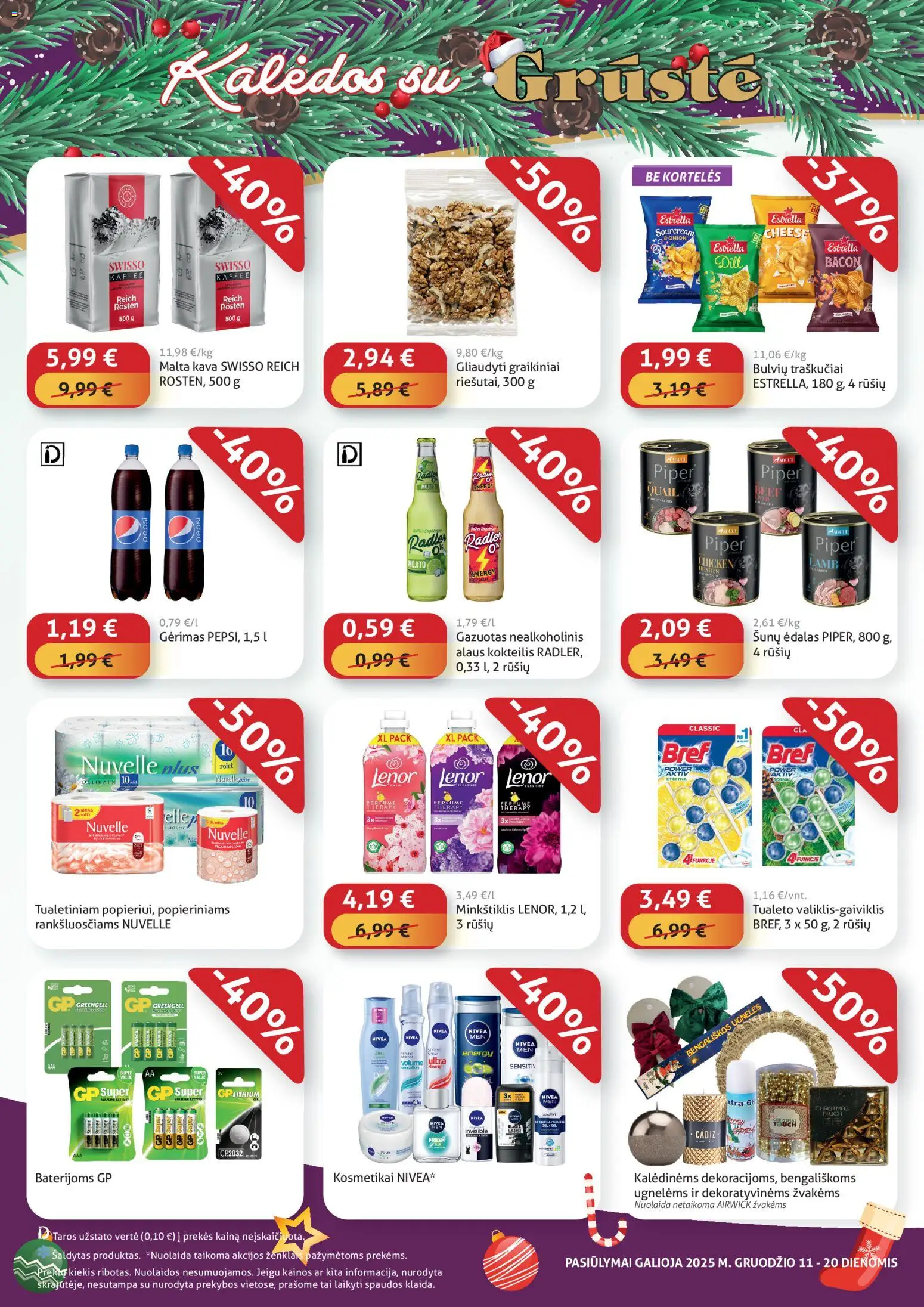 GRUSTE akcijos nuo 11.12.2025 | Puslapis: 4 | Prekių: Kava, Traškučiai