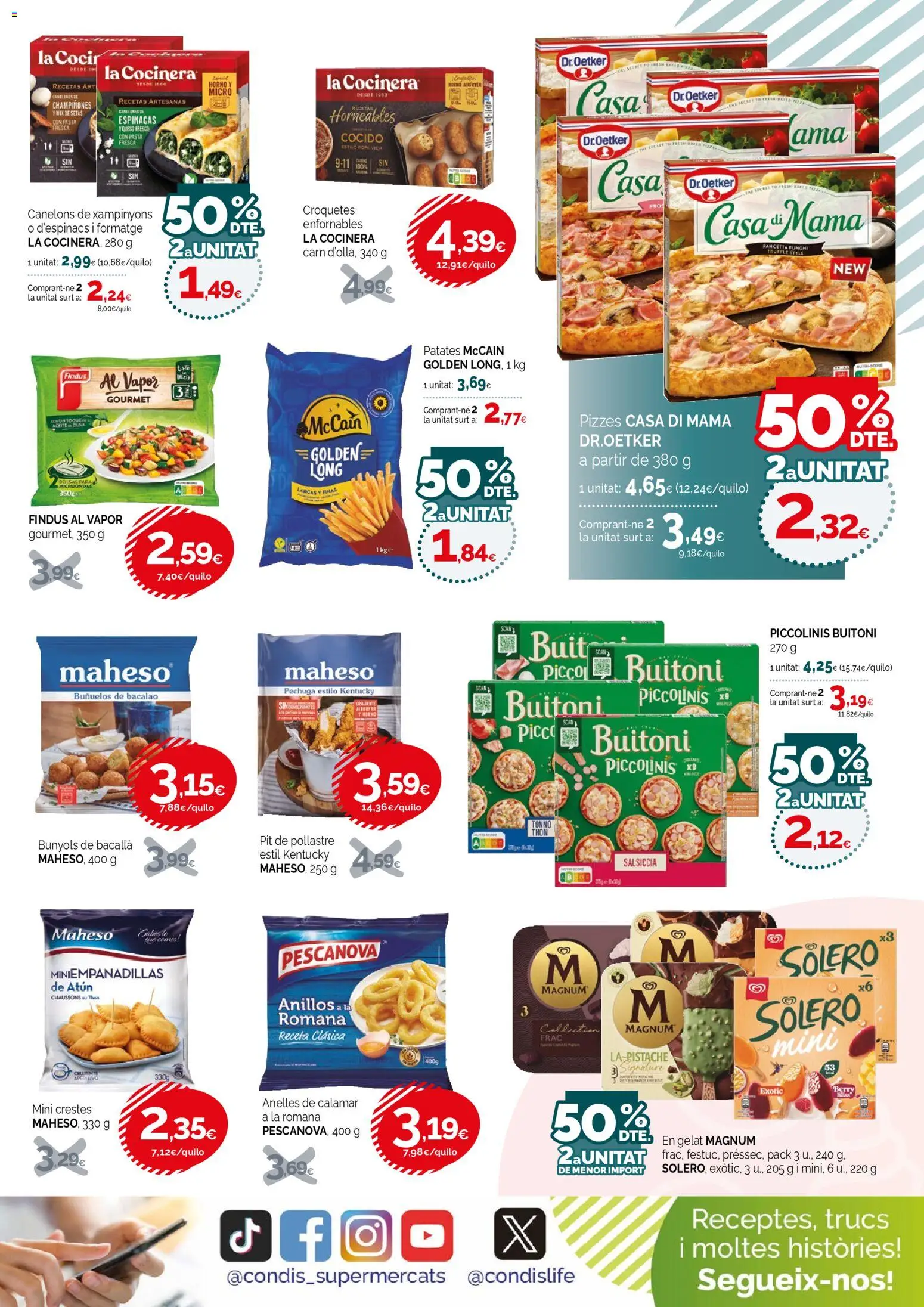 Condis folleto life │ válido desde el 22.04.2026 | Página: 7 | Productos: Anillos, Queso, Πορσελάνη, Horno