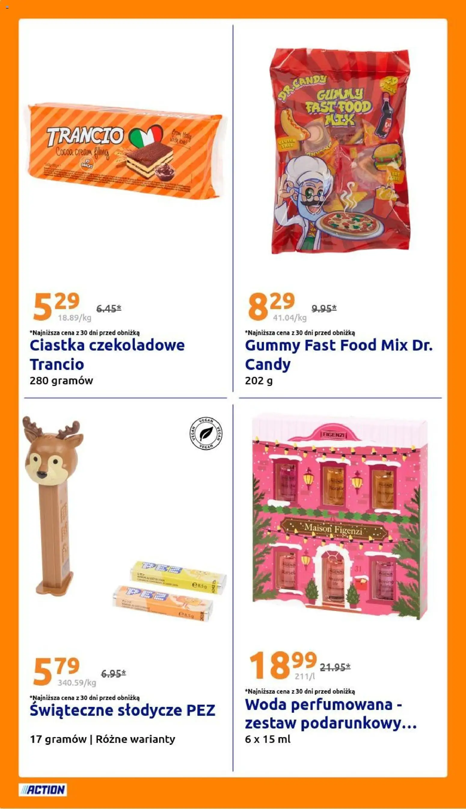 Action Gazetka od 29.10.2025 | Strona: 22 | Produkty: Słodycze, Ciastka czekoladowe, Ciastka, Woda