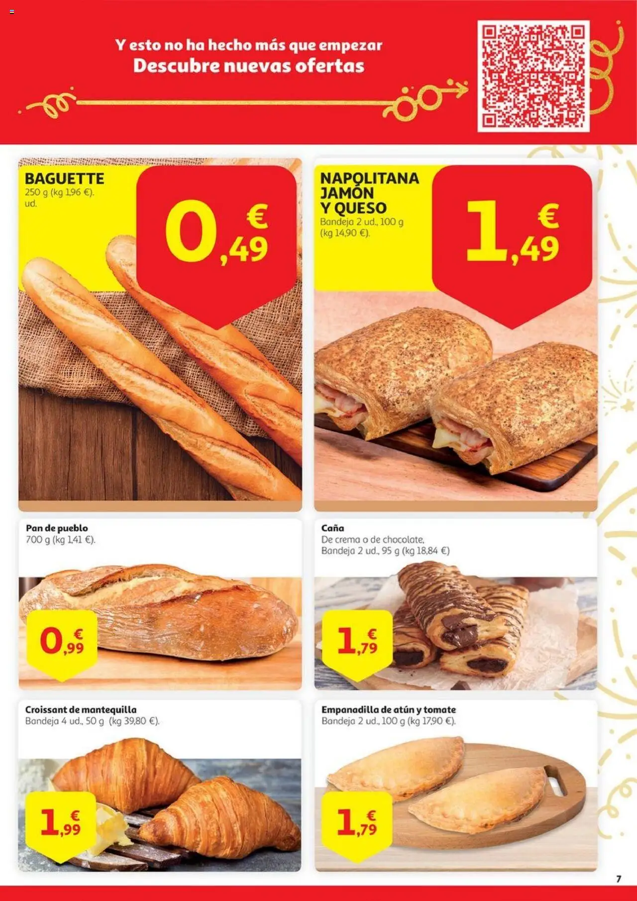 Alcampo - SM Arroyomolinos  │ válido desde el 17.06.2025 | Página: 7 | Productos: Pan, Croissant, Crema, Pan de pueblo