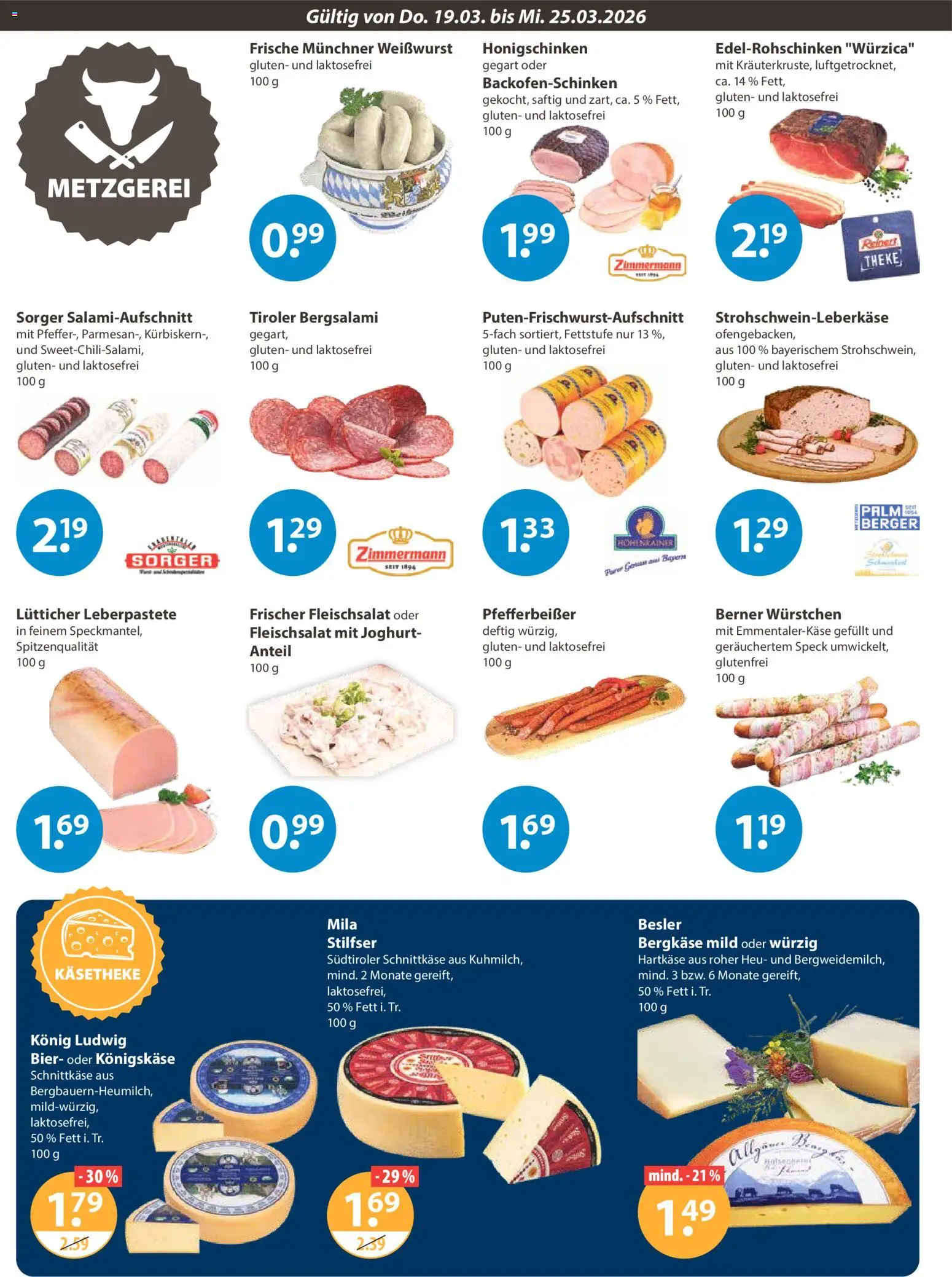 V-Markt - Schwaben/Oberbayern – gültig ab 19.03.2026 | Seite: 2 | Produkte: Joghurt, Theke, Bier, Weißwurst
