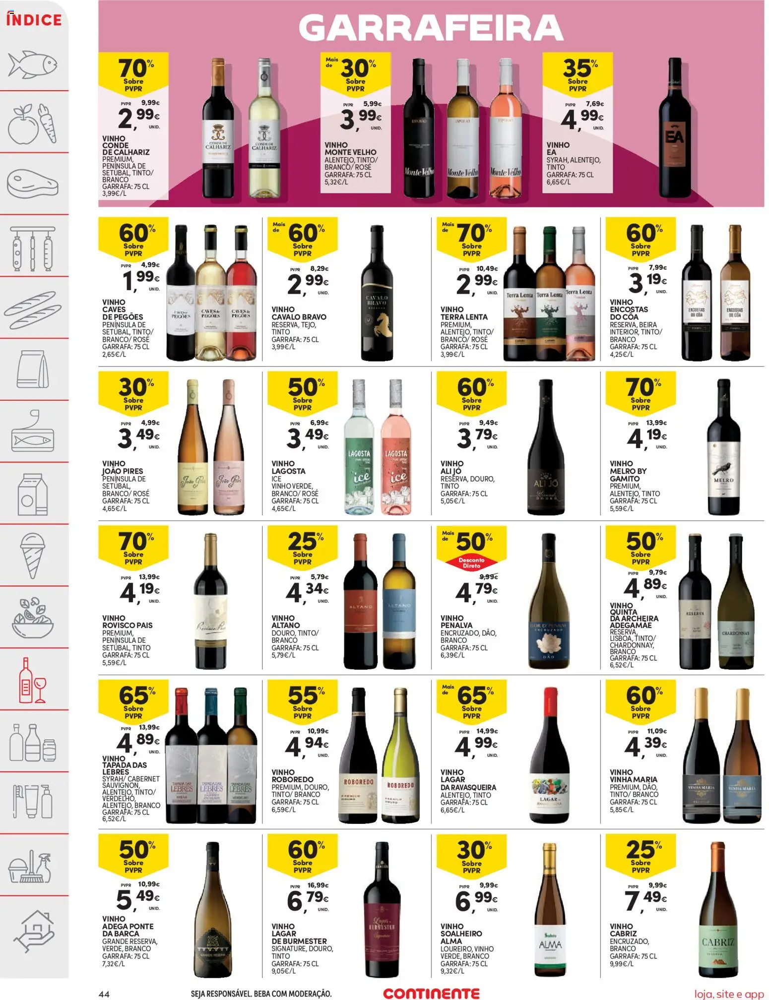 Continente folheto │ válido de 31.03.2026 | Página: 44 | Produtos: Lagosta, Vinho