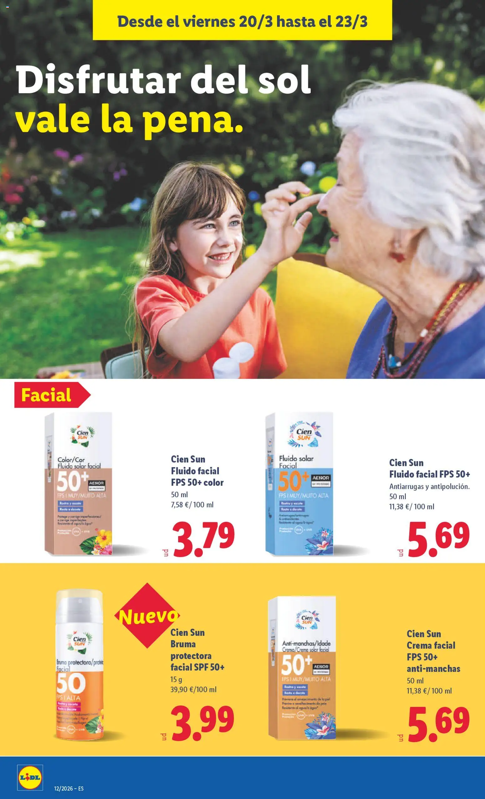 Lidl folleto │ válido desde el 16.03.2026 | Página: 34 | Productos: Crema facial, Crema