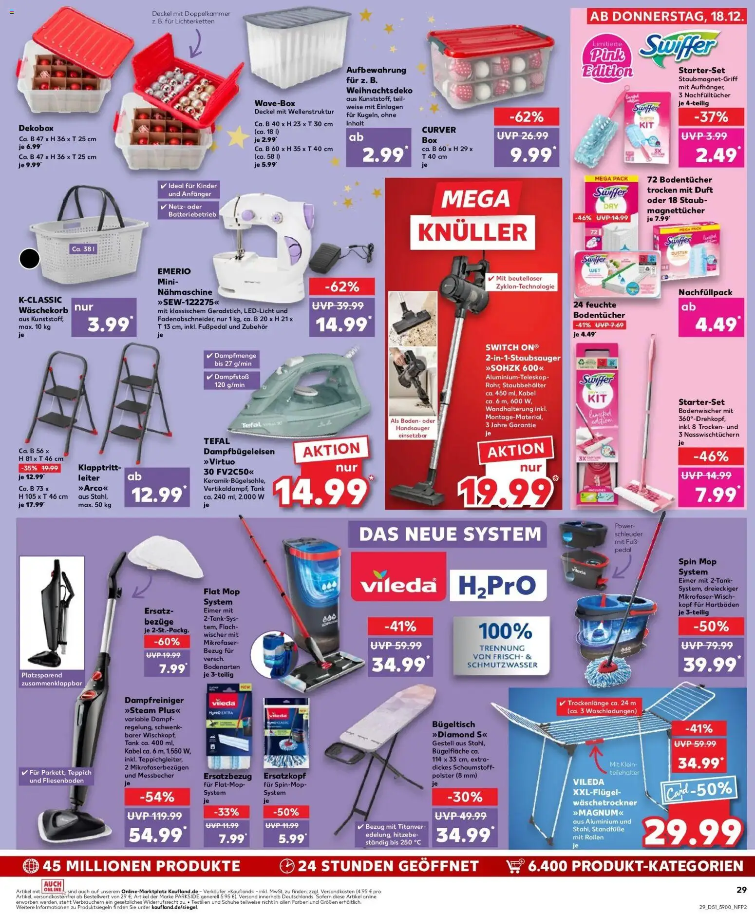 Kaufland prospekt Chemnitz	 – gültig ab 22.12.2025 | Seite: 29 | Produkte: Nähmaschine, Box, Teppich, Duft