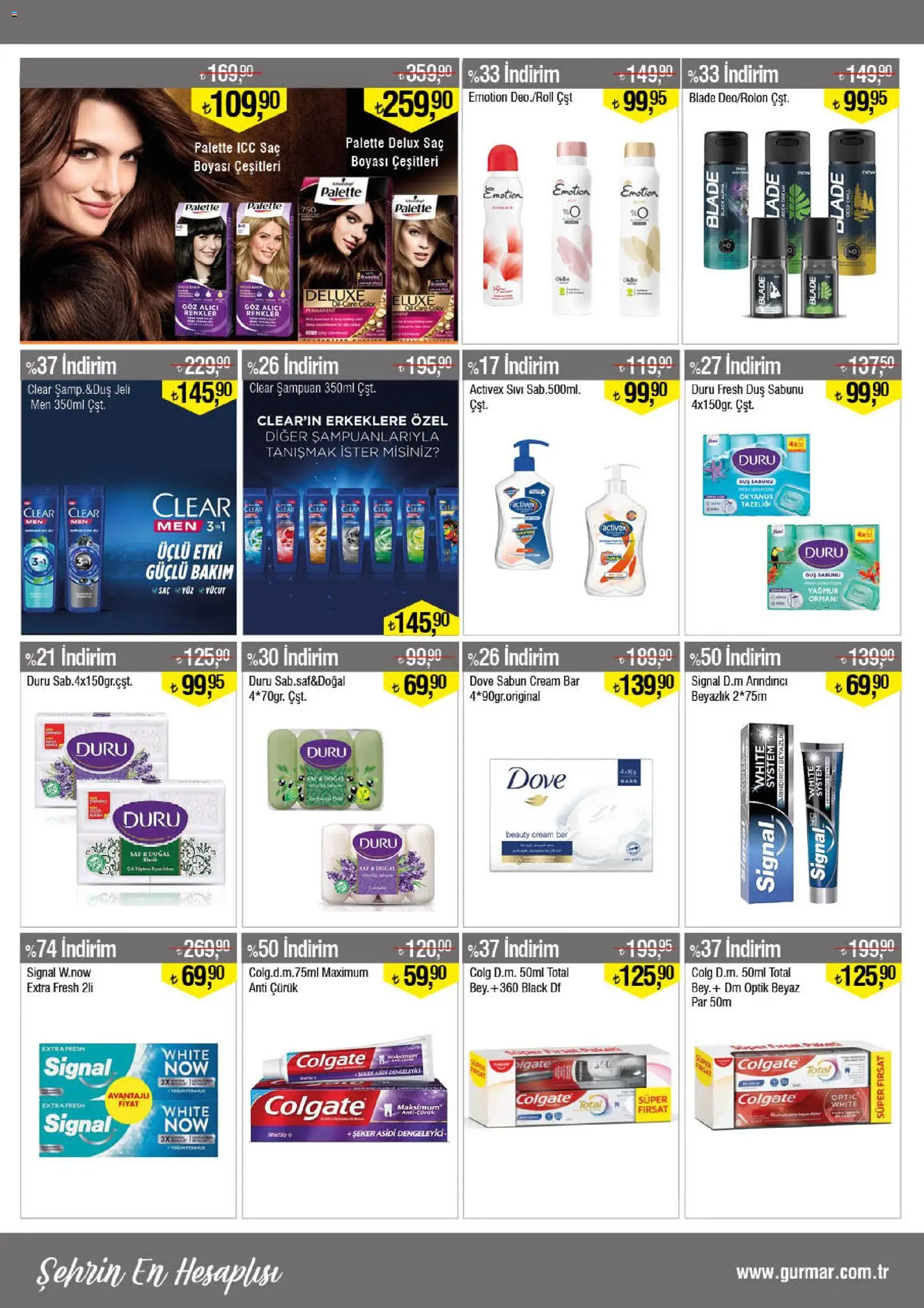 Gürmar Katalog - 16.01.2026 tarihinden itibaren geçerlidir | Sayfa: 12 | Ürünler: Duş, Şampuan, Sabun, Şeker