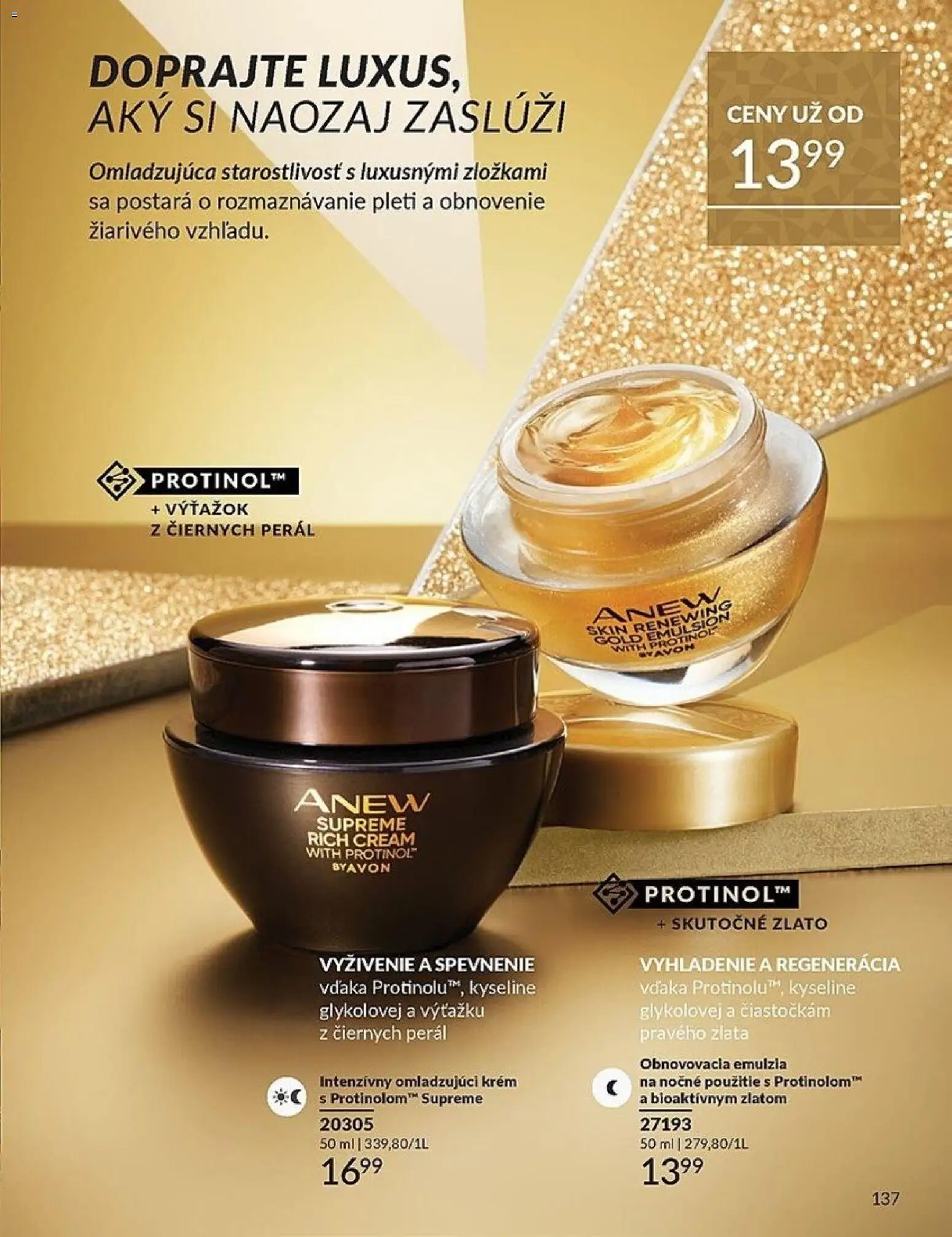 Nové Avon akcie – leták je platný od 01.12.2025 | Strana: 137 | Produkty: Krém