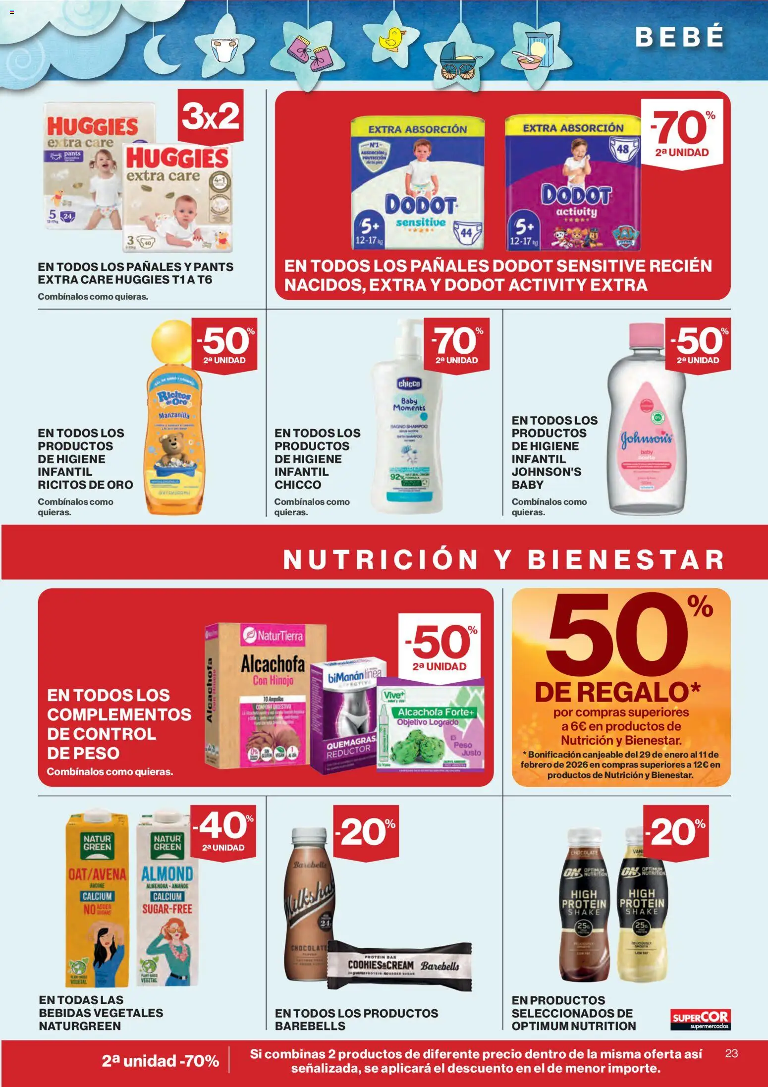 Supercor Canarias │ válido desde el 07.01.2026 | Página: 23 | Productos: Chocolate, Peso