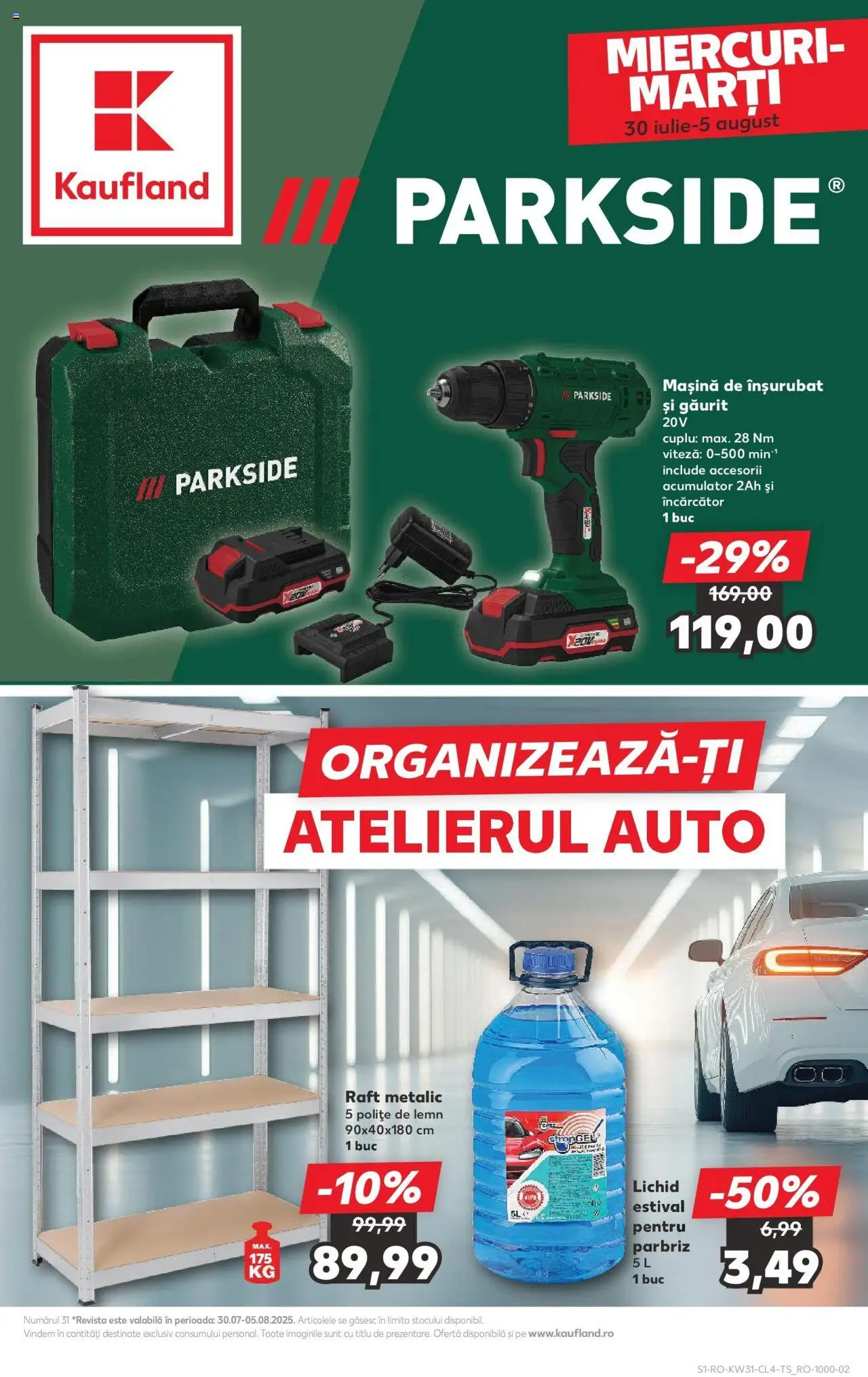 Catalog Kaufland - Târgu Mureș – valabil de la 30.07.2025 | Pagină: 1 | Produse: Încărcător, Raft