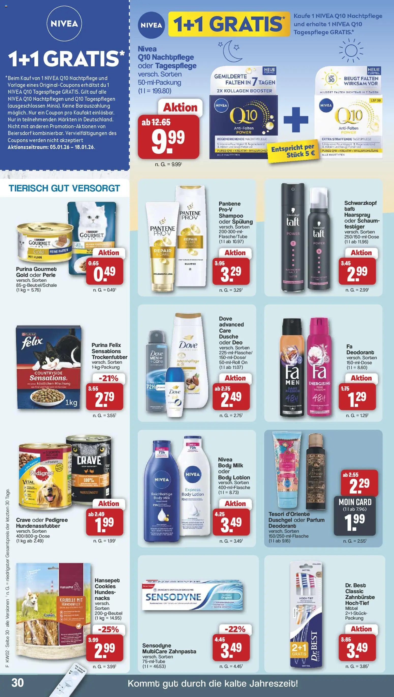 Famila Nordwest Prospekt 	 – gültig ab 05.01.2026 | Seite: 31 | Produkte: Dusche, Spülung, Haarspray, Body Lotion