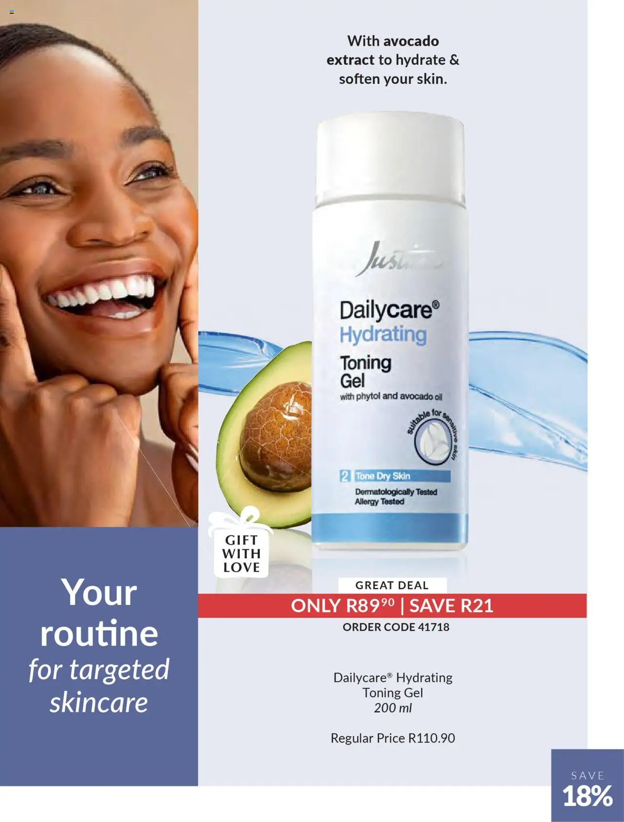 New Justine catalogue – valid from 19.09.2025 | Page: 11 | Products: Oil, Toning gel