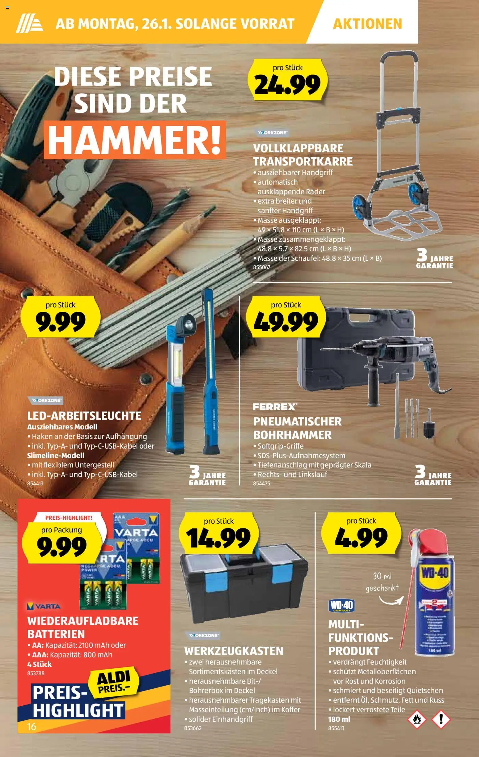 Aldi Aktionen – gültig ab 22.01.2026 | Seite: 17 | Produkte: Koffer