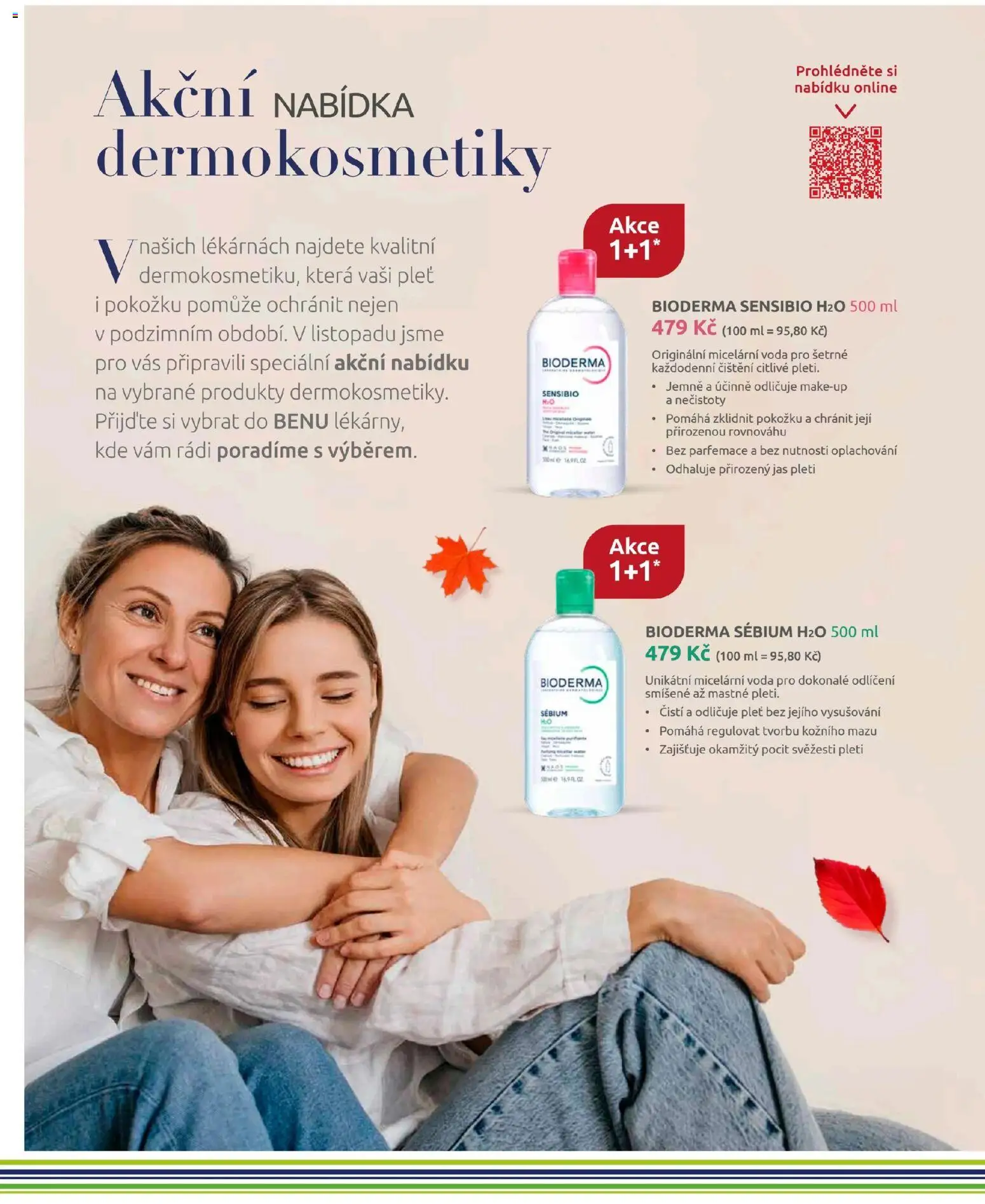 Benu leták od 01.11.2025 | Strana: 8 | Produkty: Voda, Makeup, Bioderma