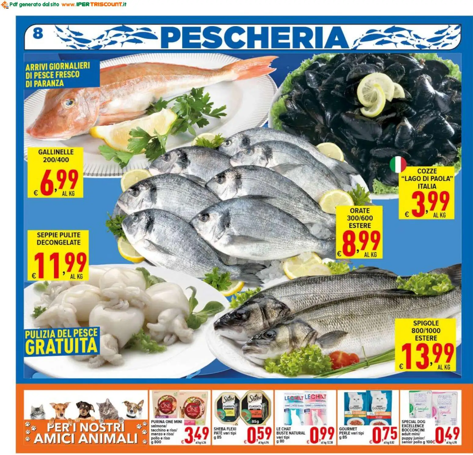 Volantino Ipertriscount del 26.01.2026 | Pagina: 8 | Prodotti: Paté, Riso, Pesce, Tacchino