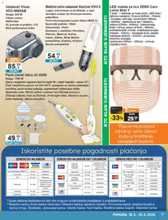 KTC Katalog tehnike i posuđa - Pregled kataloga iz trgovine KTC, vrijedi od 18.03.2026 | Stranica: 13