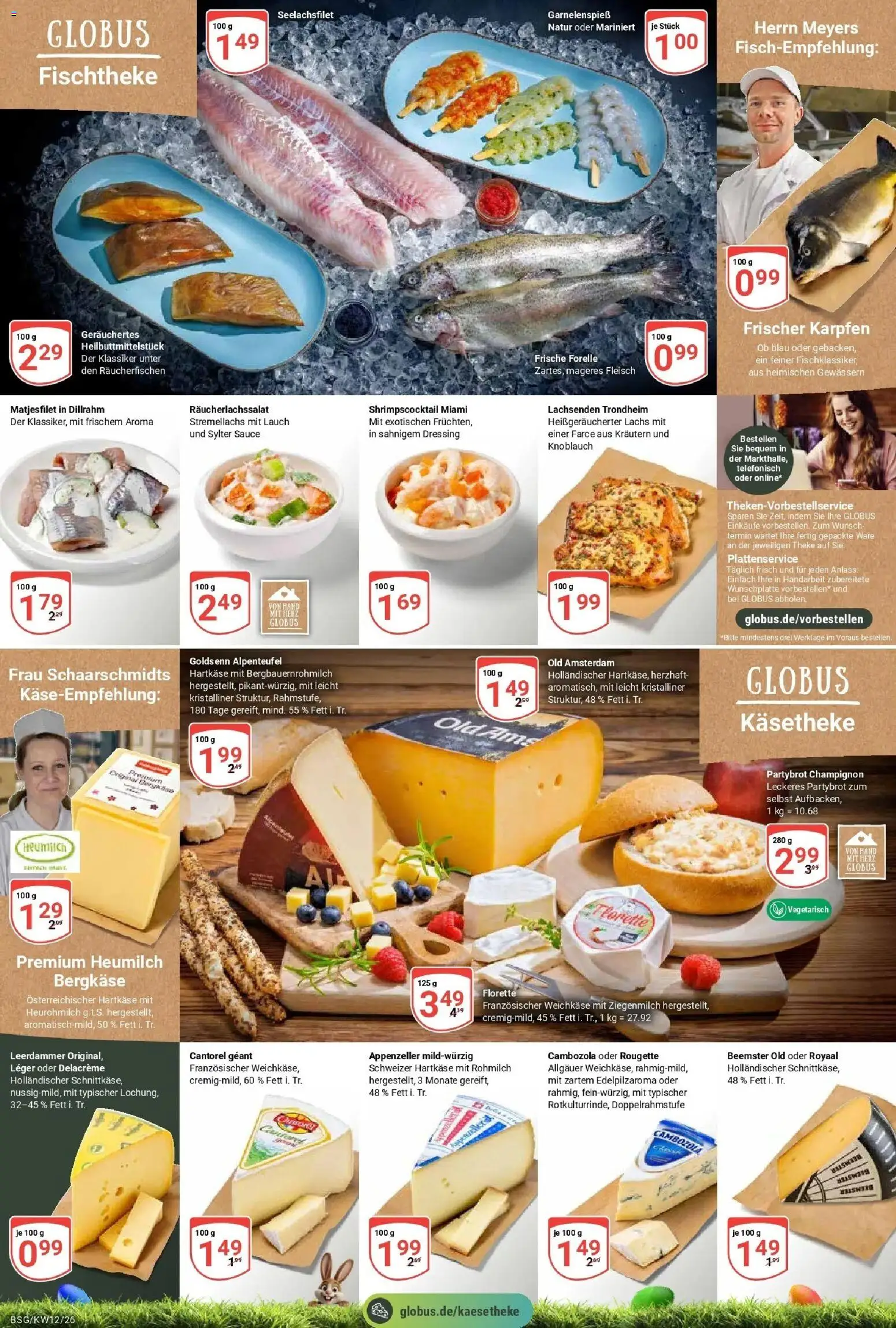Globus prospekt Braunschweig	 – gültig ab 15.03.2026 | Seite: 9 | Produkte: Theke, Lachs, Knoblauch, Fleisch