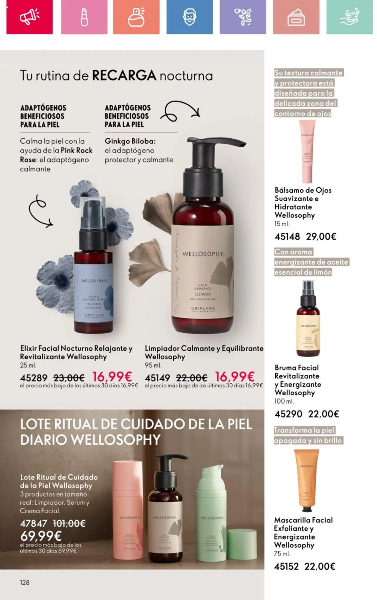 Oriflame - Catálogo Campaña 9 │ válido desde el 22.06.2025 | Página: 128 | Productos: Sérum, Aceite, Mascarilla facial, Crema