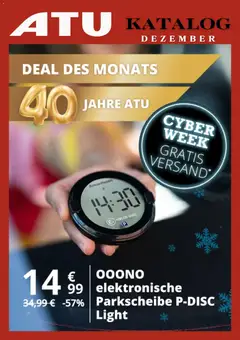 ATU - Cyber Week ab 01.12.2025 gültig