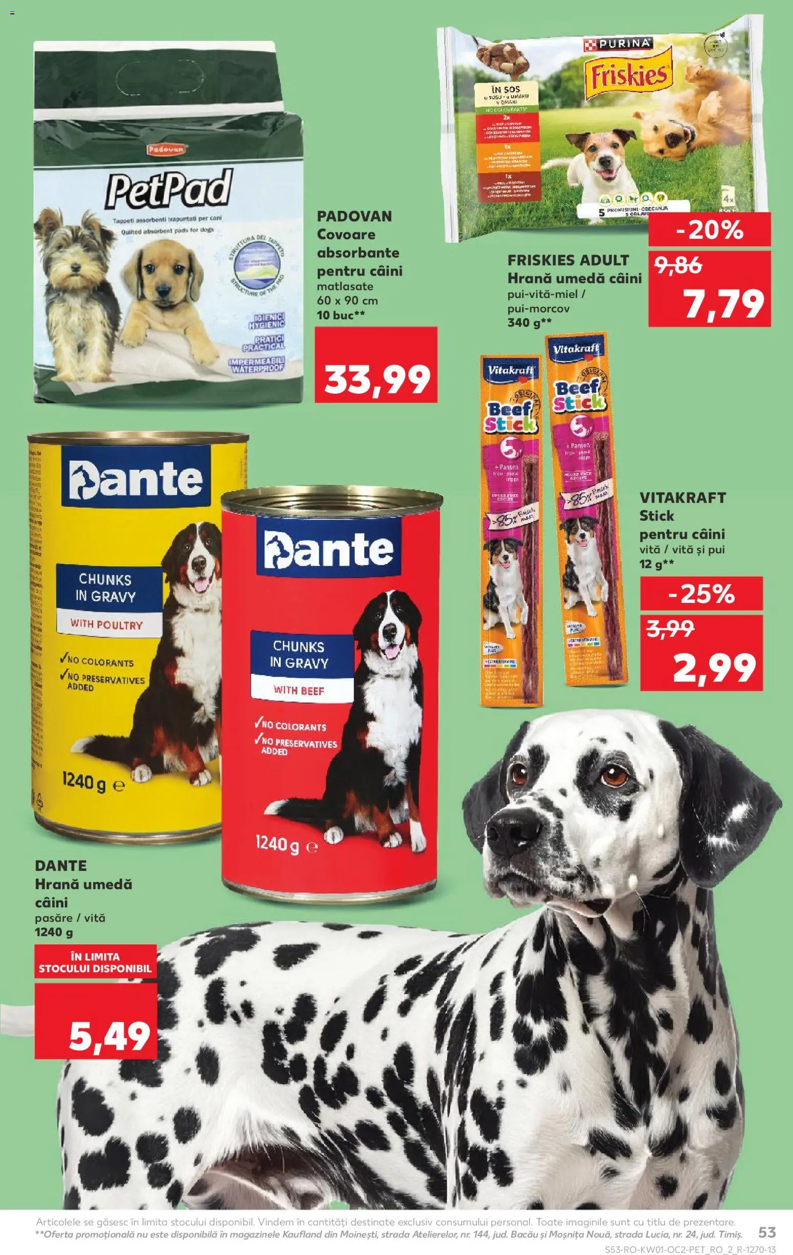 Noul catalog Kaufland – valabil de la 31.12.2025 | Pagină: 53 | Produse: Hacıyatmaz Kedi Oyuncağı, Absorbante, Sos