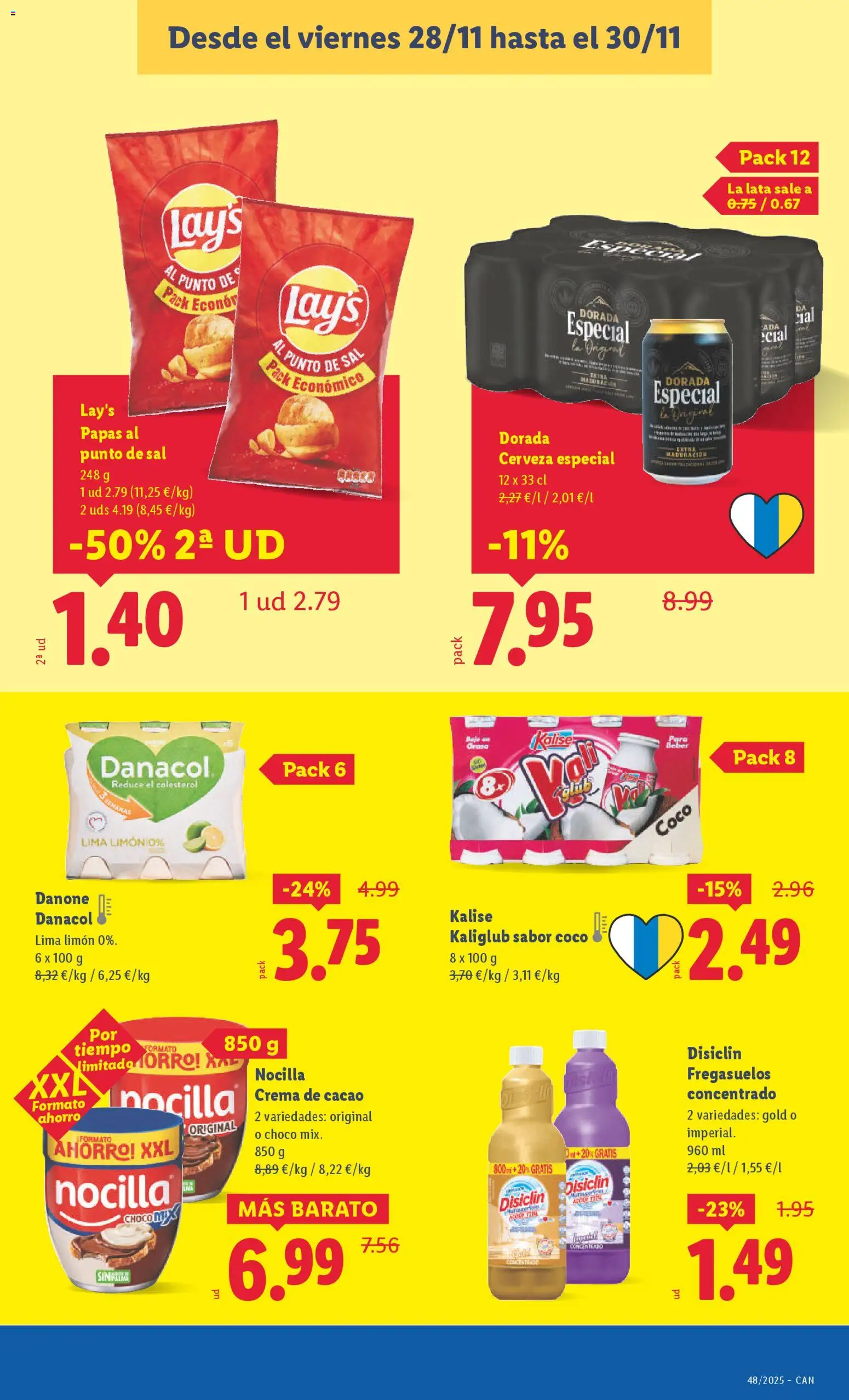 Lidl - Canarias  │ válido desde el 24.11.2025 | Página: 41 | Productos: Lima, Τυρόπιτα, Crema de cacao, Φρυγανιές σικάλεως