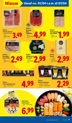 Chef Select Sushi paasei, 423 g - Voorbeeld van een folder van Lidl, geldig van 30.03.2026 | Pagina: 17