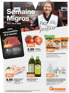 Vorschau von dem Prospekt - Migros Aktionen FR ab 19.08.2025
