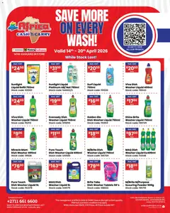 Africa Cash & Carry specials catalogue – valid from 14.04.2026