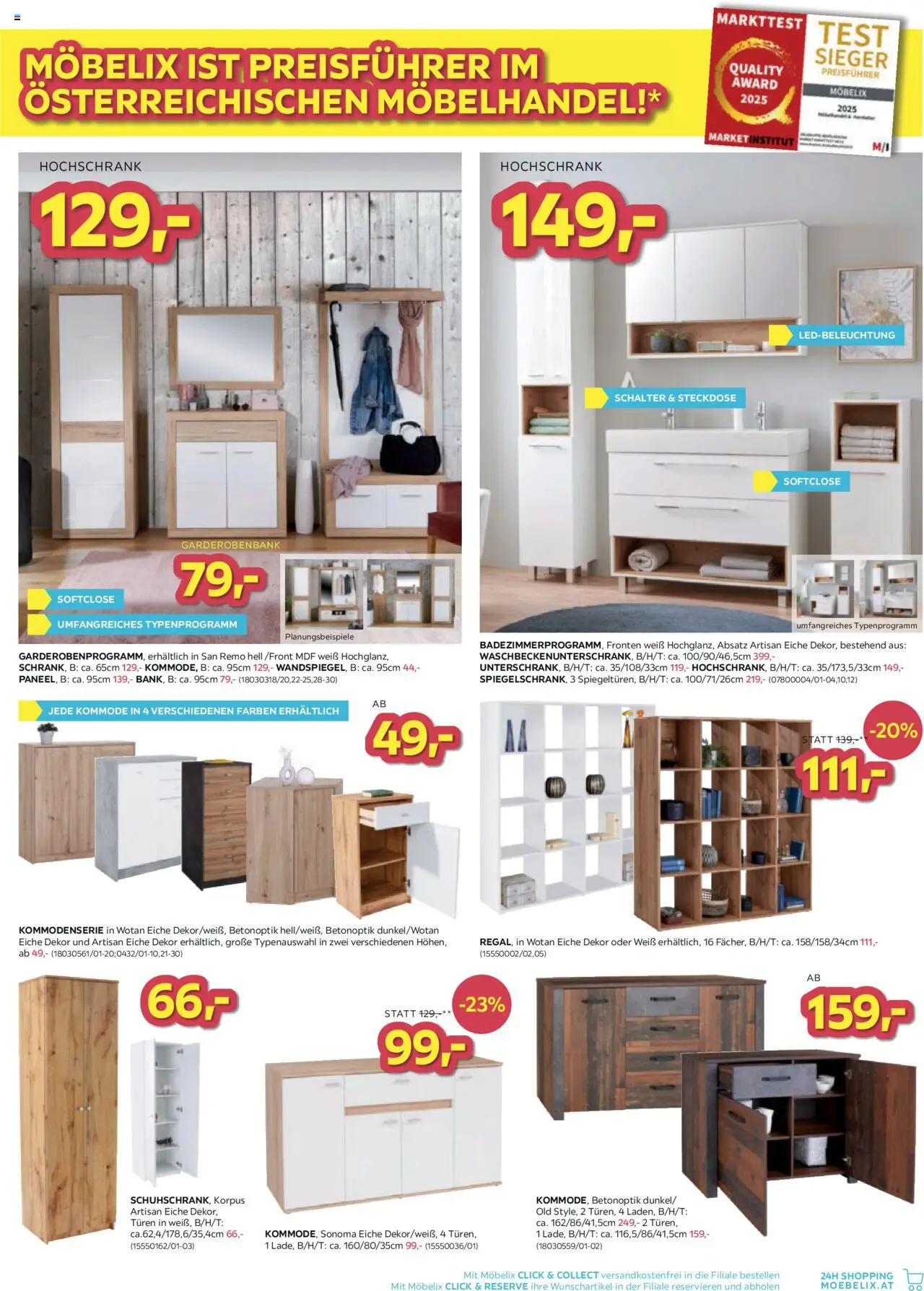 Möbelix Angebote gültig ab 12.08.2025 | Seite: 9 | Produkte: Kommode, Steckdose