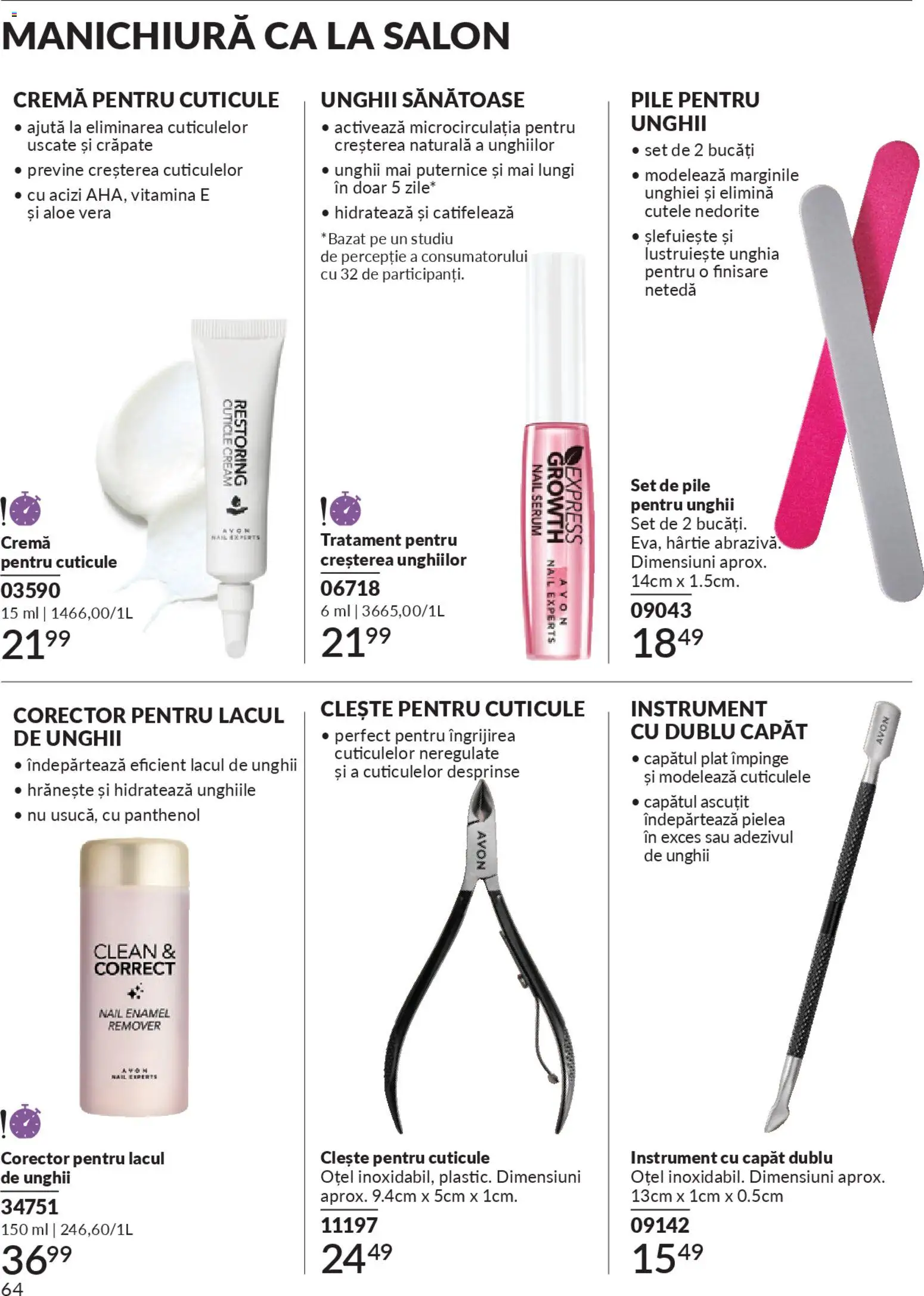 Noul catalog Avon – valabil de la 01.01.2026 | Pagină: 66 | Produse: Serum, Pomelo, Clește, Aloe vera