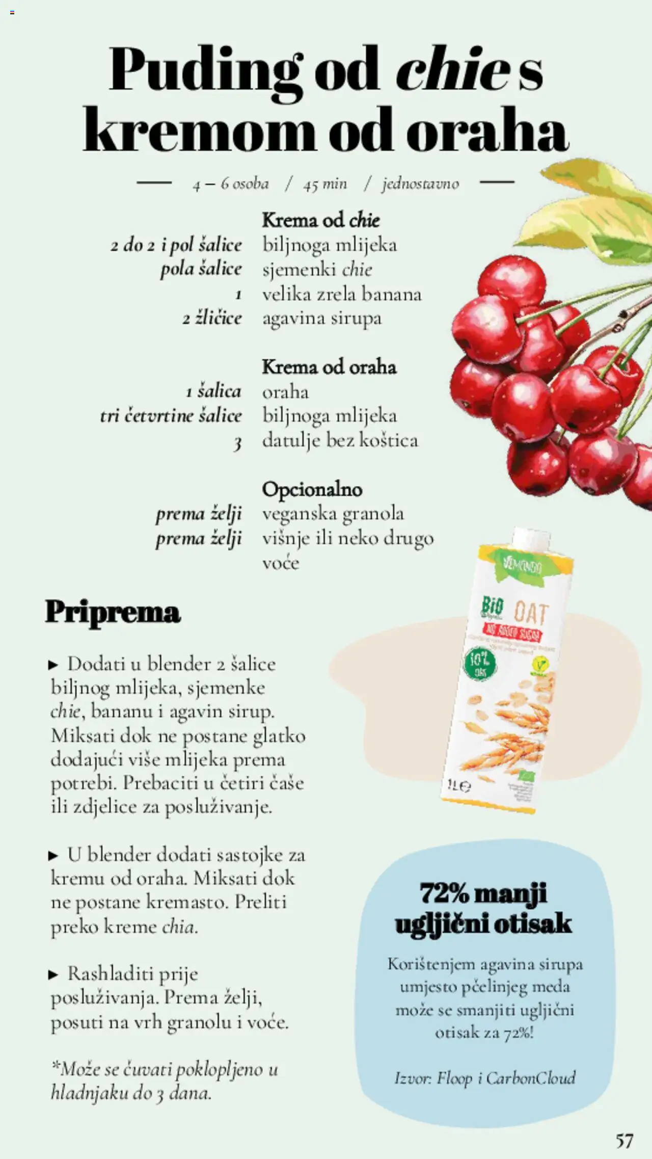 Lidl katalog | vrijedi od 11.03.2025 | Stranica: 57 | Proizvodi: Puding, Krema, Čaše, Voće