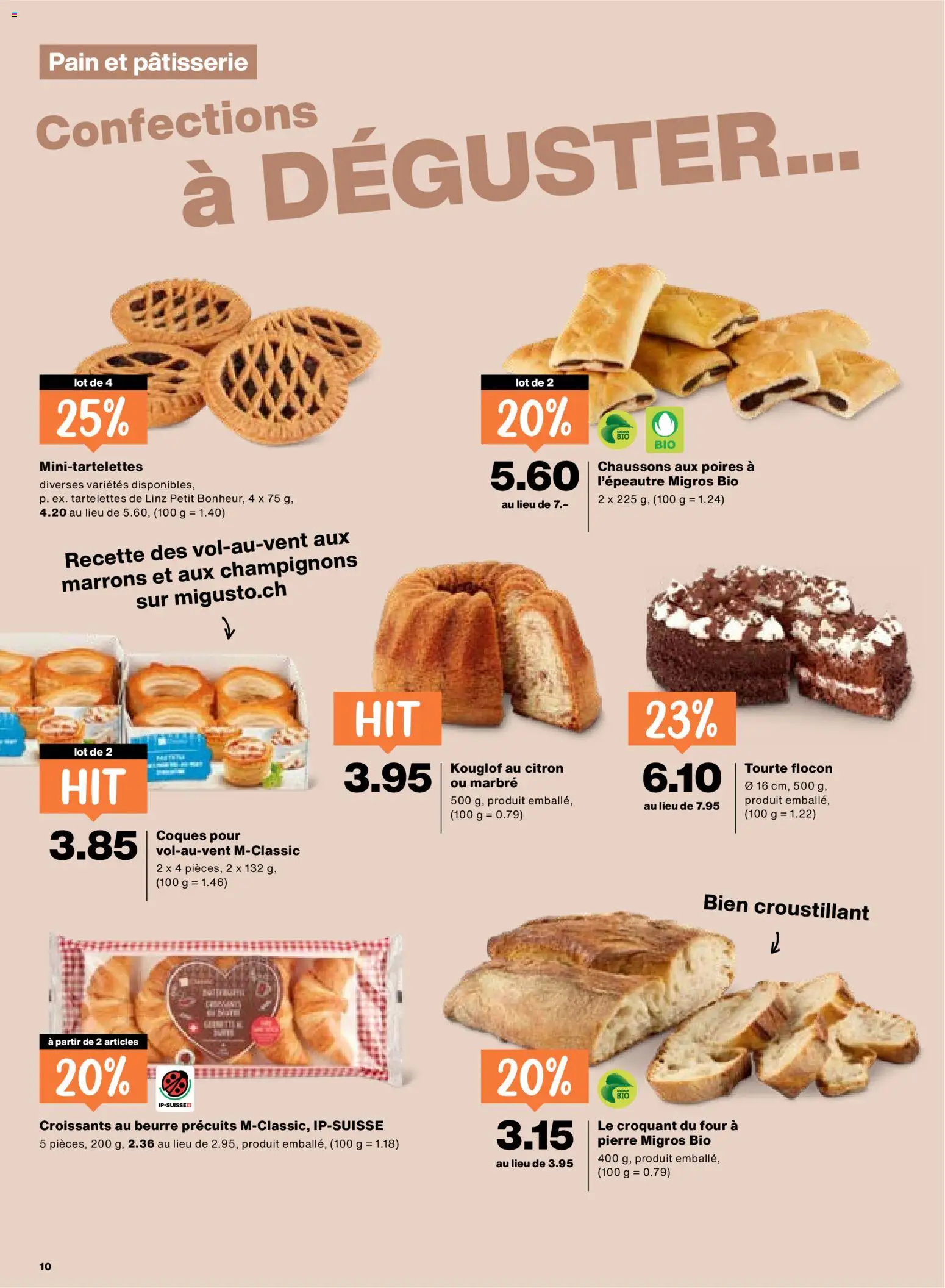Migros Aktionen FR – gültig ab 20.01.2026 | Seite: 10 | Produkte: Champignons