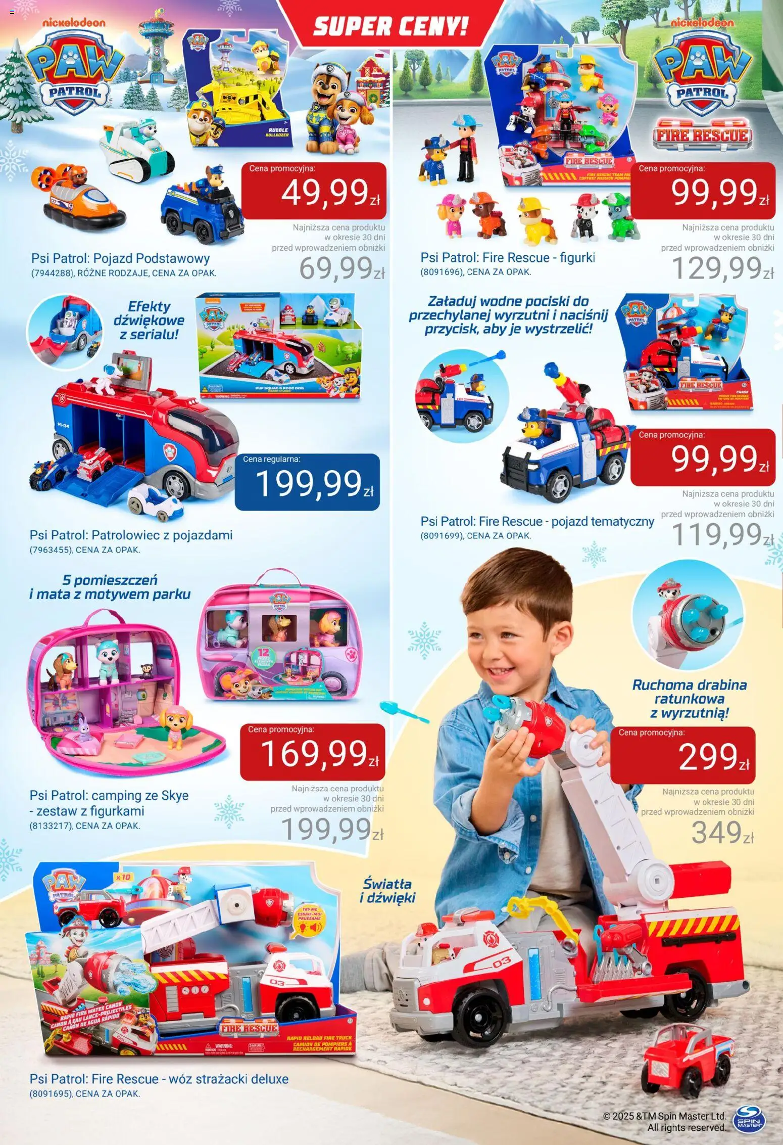 Smyk Gazetka od 02.12.2025 | Strona: 36 | Produkty: Drabina, Naciśnij, Figurki, Wyrzutnia