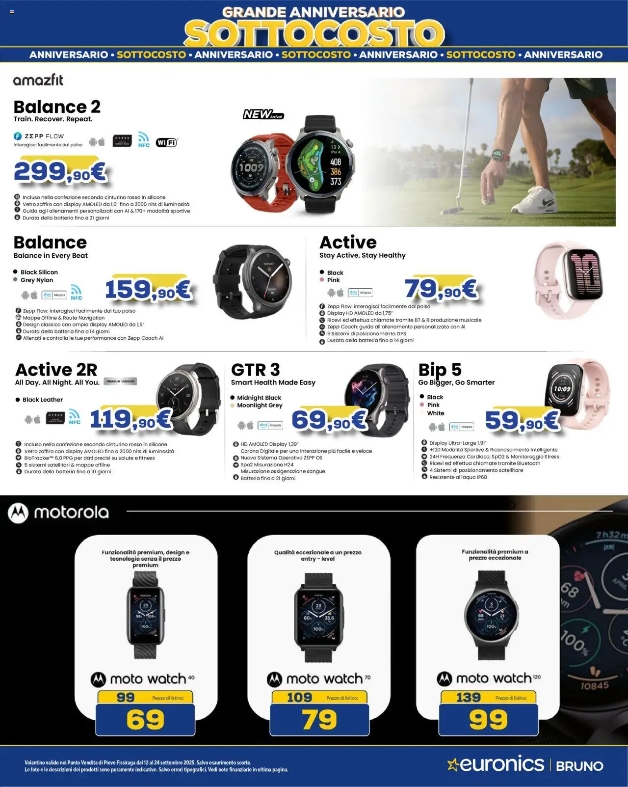 Volantino Euronics del 12.09.2025 | Pagina: 6 | Prodotti: Satellitare, Silicone, Batteria