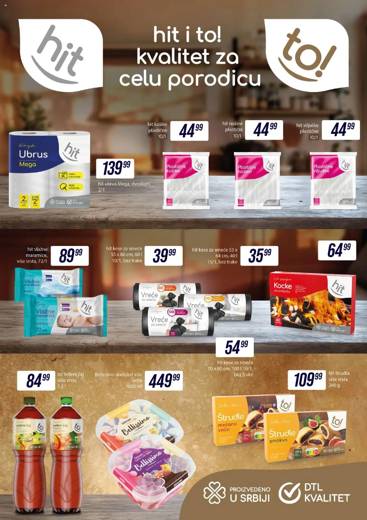 Tekijanka katalog - važi od 22.04.2026 | Strana: 2 | Proizvode: Sladoled, Ubrus, Štrudla, Čaj