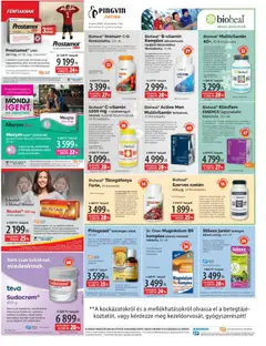 Pingvin Patika Akciós újság - amely érvényes a következő dátumtól: 01.12.2025 | Oldal: 6 | Termékek: Málna, Bor, Gin, Multivitamin