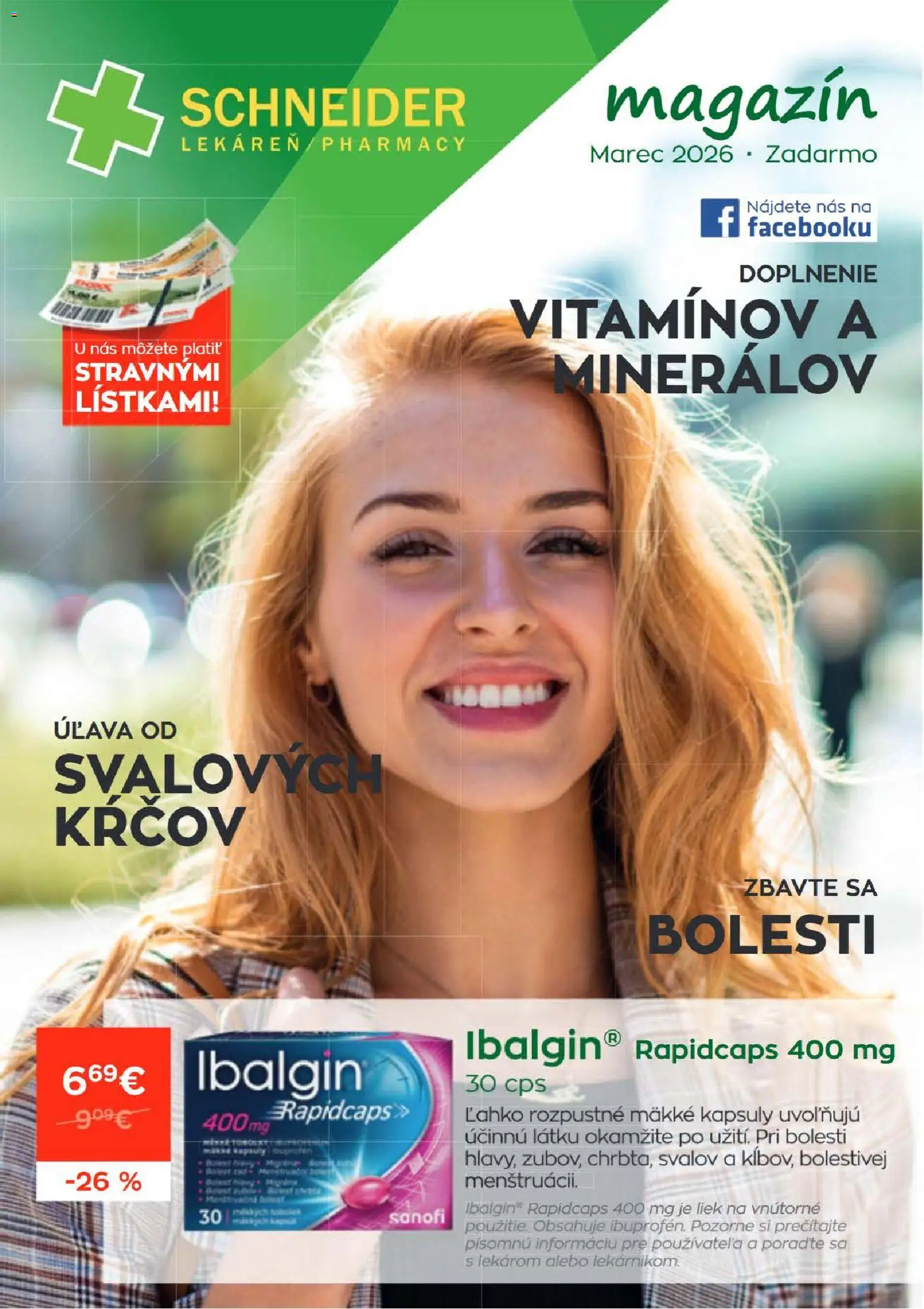 Nové Schneider lekáreň akcie – leták je platný od 02.03.2026 | Strana: 1