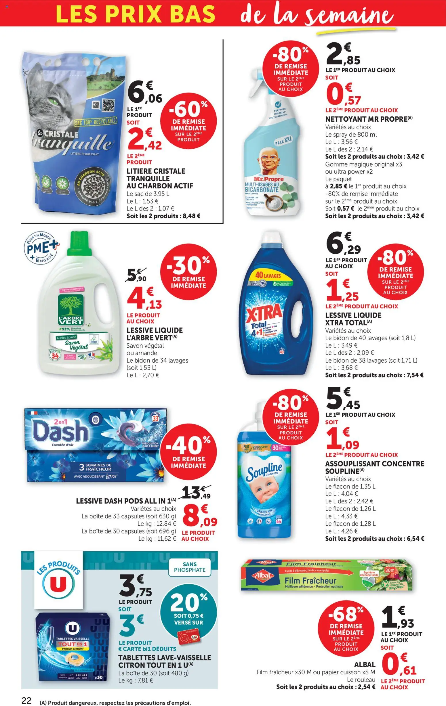 {H1} | Page: 22 | Produits: Amande, Sac, Parfum, Soupline