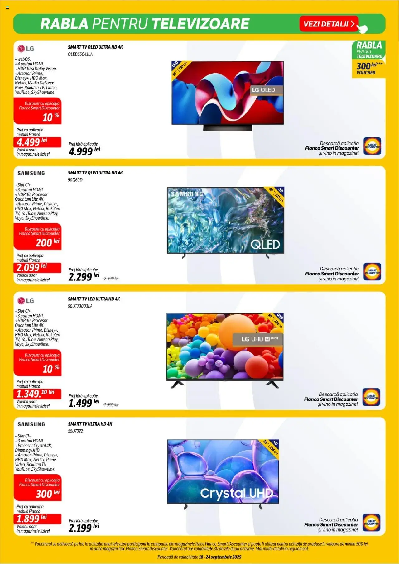 Noul catalog Flanco – valabil de la 18.09.2025 | Pagină: 13 | Produse: Televizor, Babak