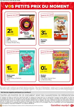  | Page: 2 | Produits: Pizza, Pommes, Bonbons, Chips