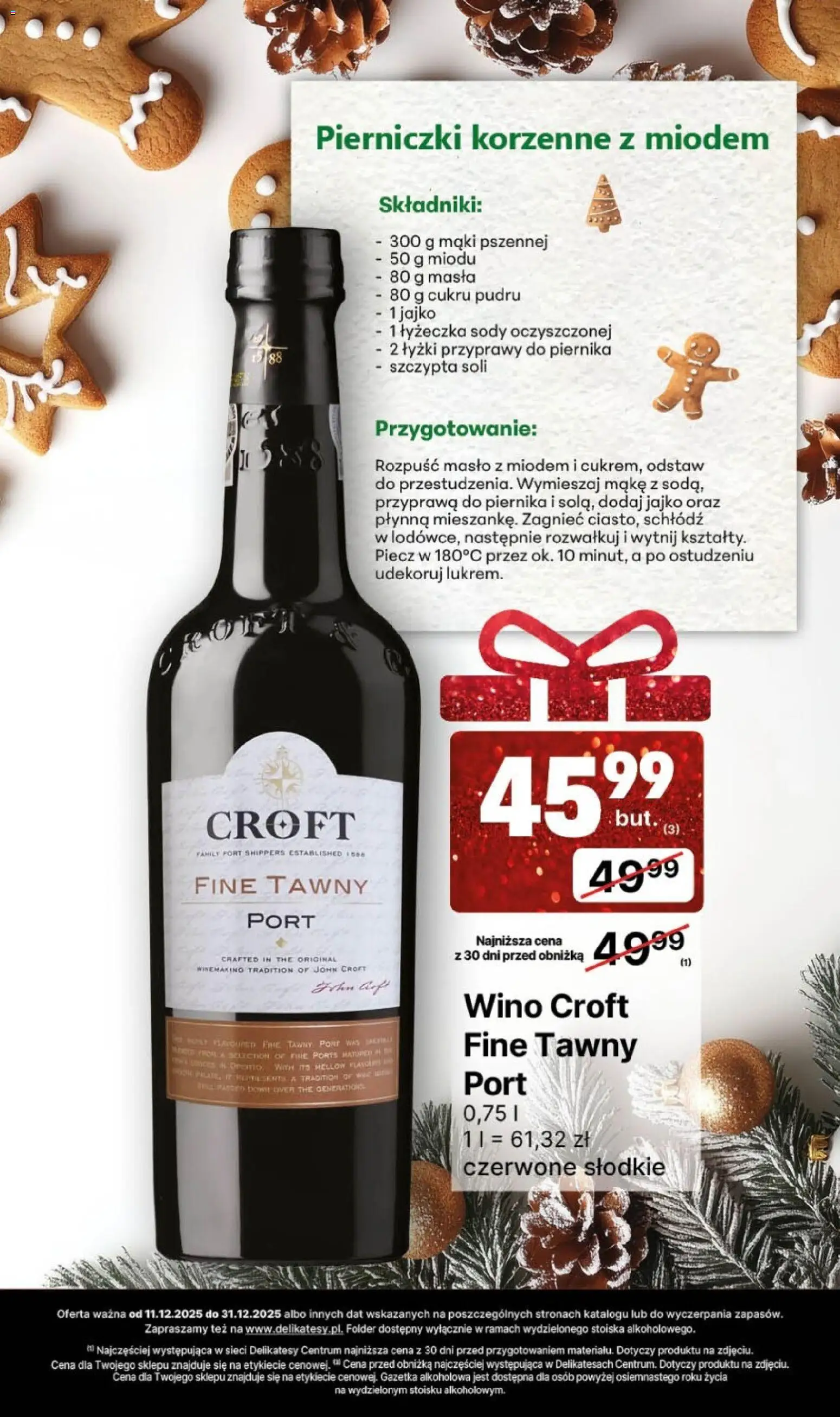 Delikatesy Centrum Gazetka alkoholowa od 11.12.2025 | Strona: 22 | Produkty: Delikatesy, Masło, Wino, Przyprawy