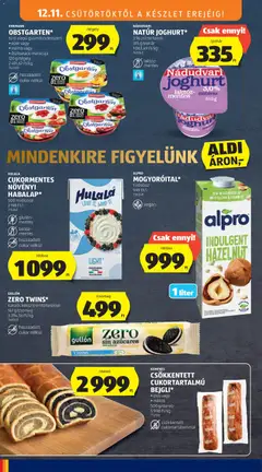 NATÚR JOGHURT*, 3% zsírtartalom 315 g/pohár - amely érvényes a következő dátumtól: 11.12.2025 | Oldal: 22