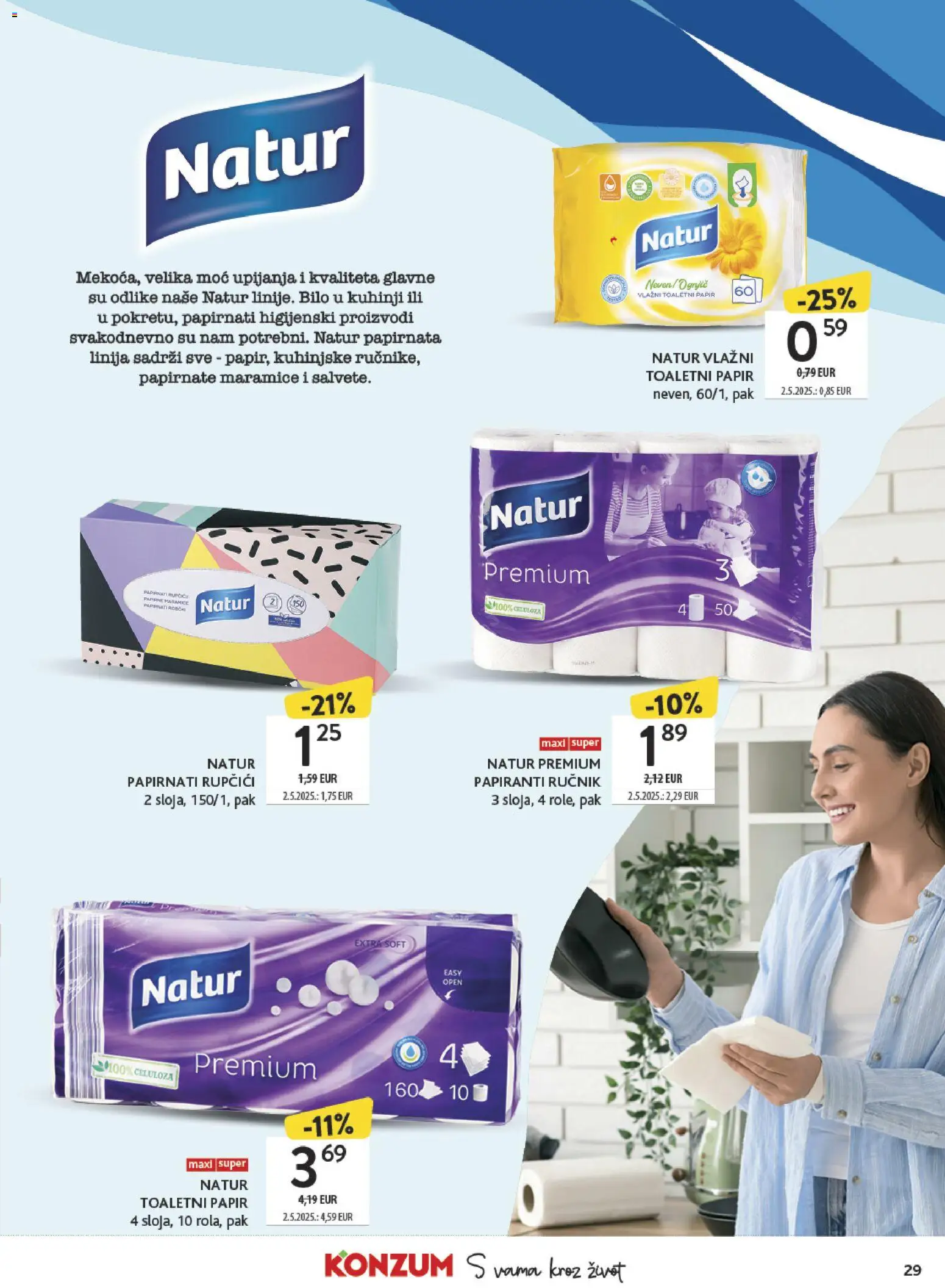 Konzum katalog | vrijedi od 19.01.2026 | Stranica: 29 | Proizvodi: Ručnik, Toaletni papir