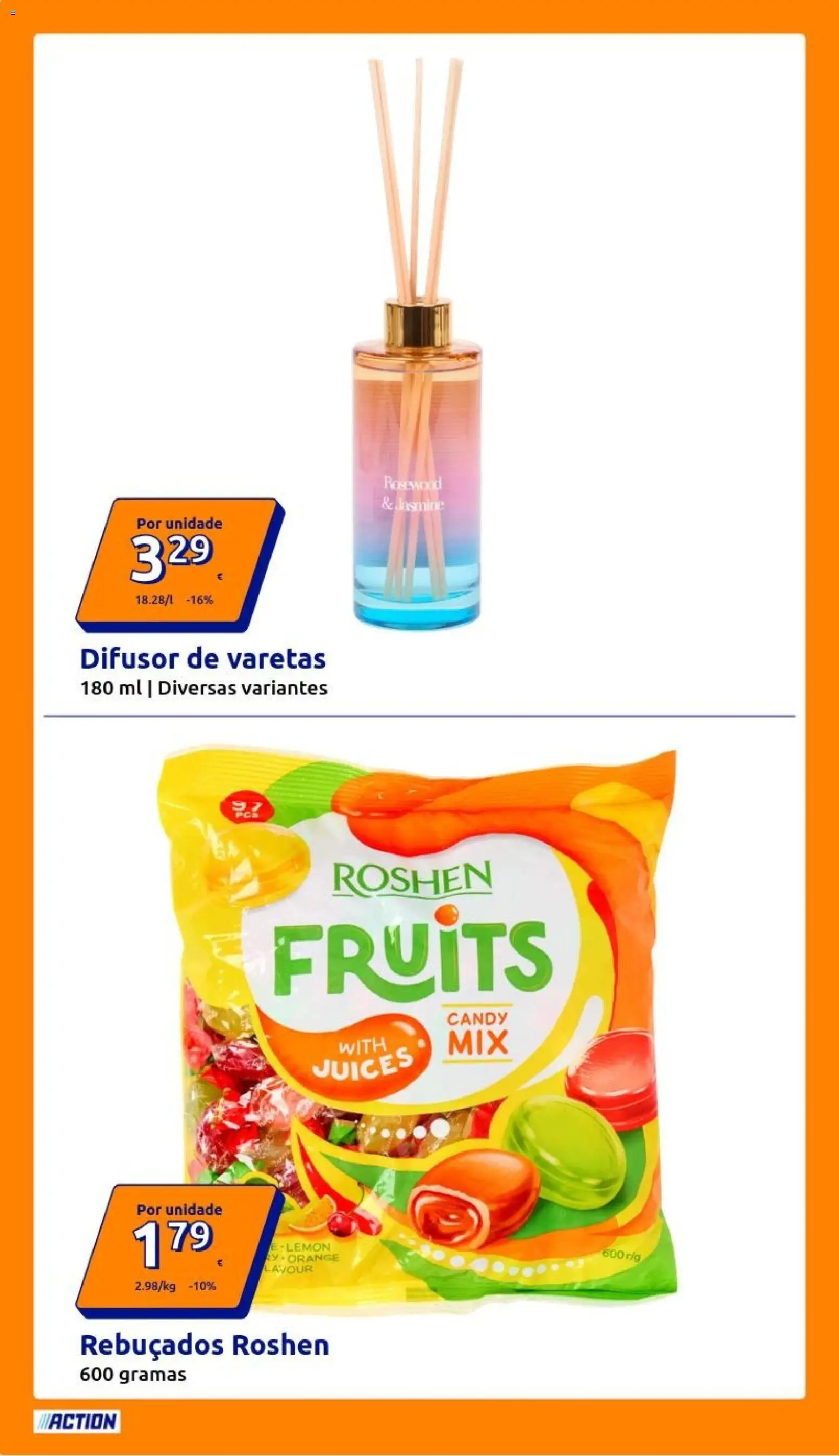 Action folheto │ válido de 08.04.2026 | Página: 6 | Produtos: Rebuçados, Difusor