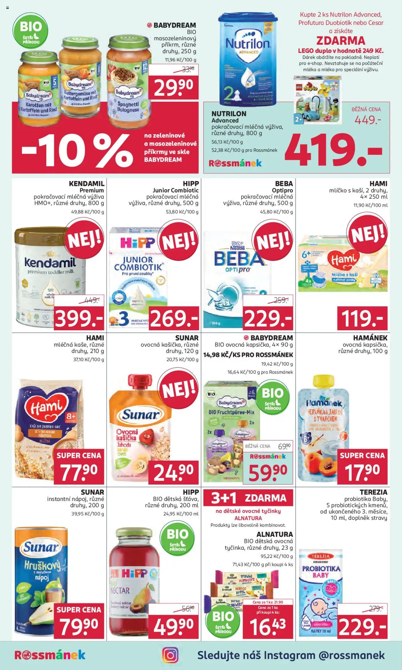 Rossmann leták od 04.06.2025 | Strana: 14 | Produkty: Babydream, Kendamil, Kaše, Hami