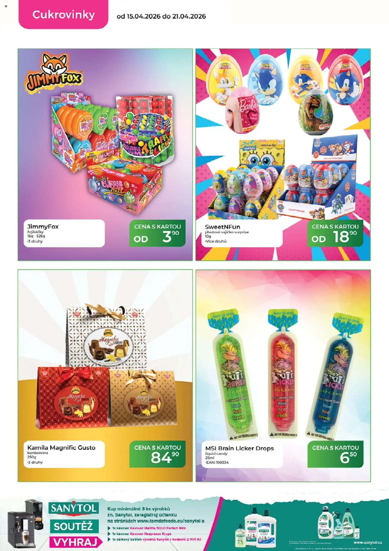 Tamda Foods leták od 15.04.2026 | Strana: 32 | Produkty: Kávovar, Barbie, Nespresso, Sanytol