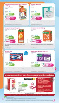 Kulcs Patika Akciós újság - amely érvényes a következő dátumtól: 01.12.2025 | Oldal: 8 | Termékek: Multivitamin