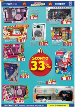 Anteprima del volantino Maury's Giocattolo catalogo valido a partire dal 27.11.2025 | Pagina: 9 | Prodotti: Aspirapolvere senza fili, Mocio, Lavatrice, Aspirapolvere