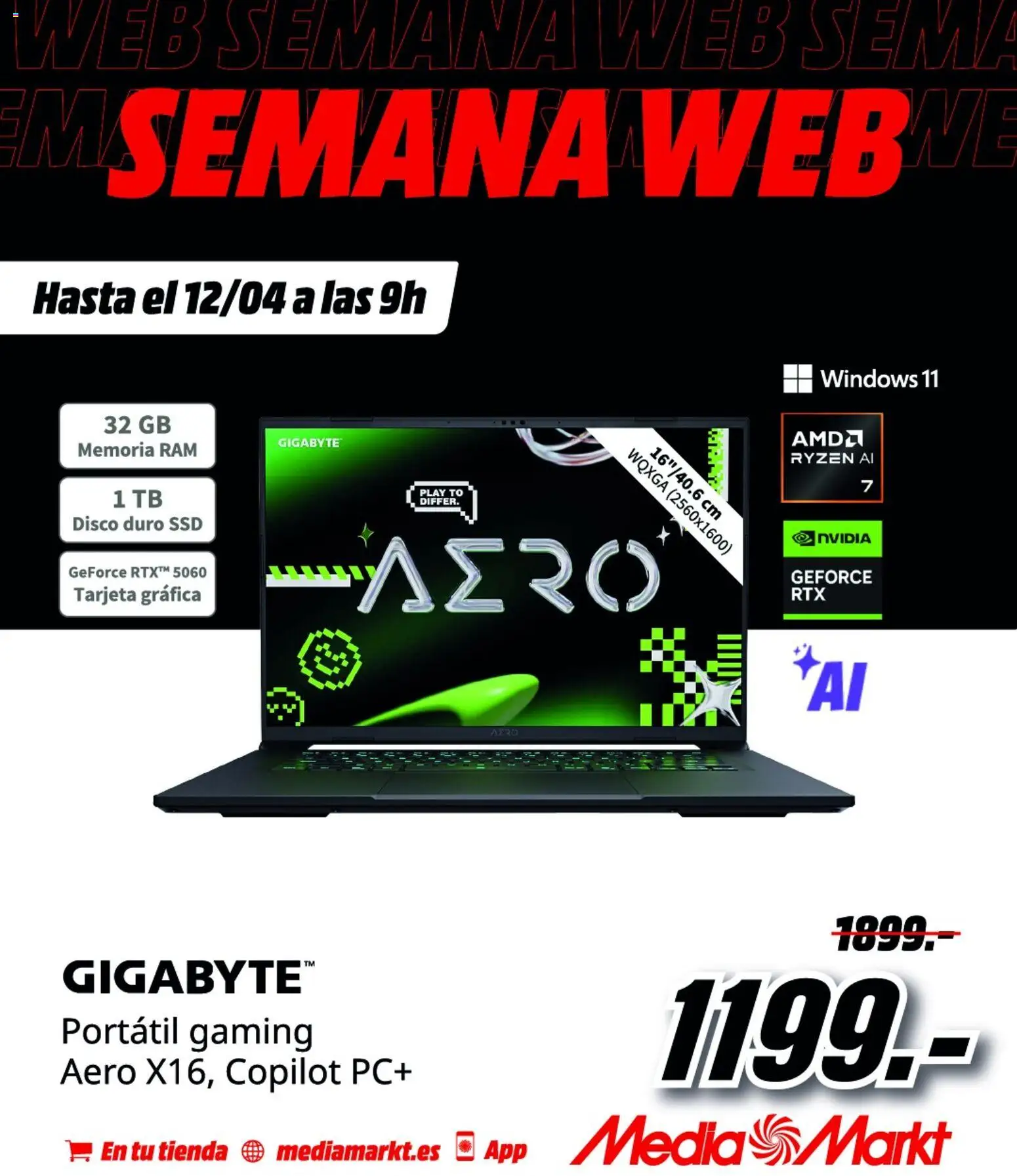 Media Markt folleto │ válido desde el 07.04.2026 | Página: 3 | Productos: PC, Disco