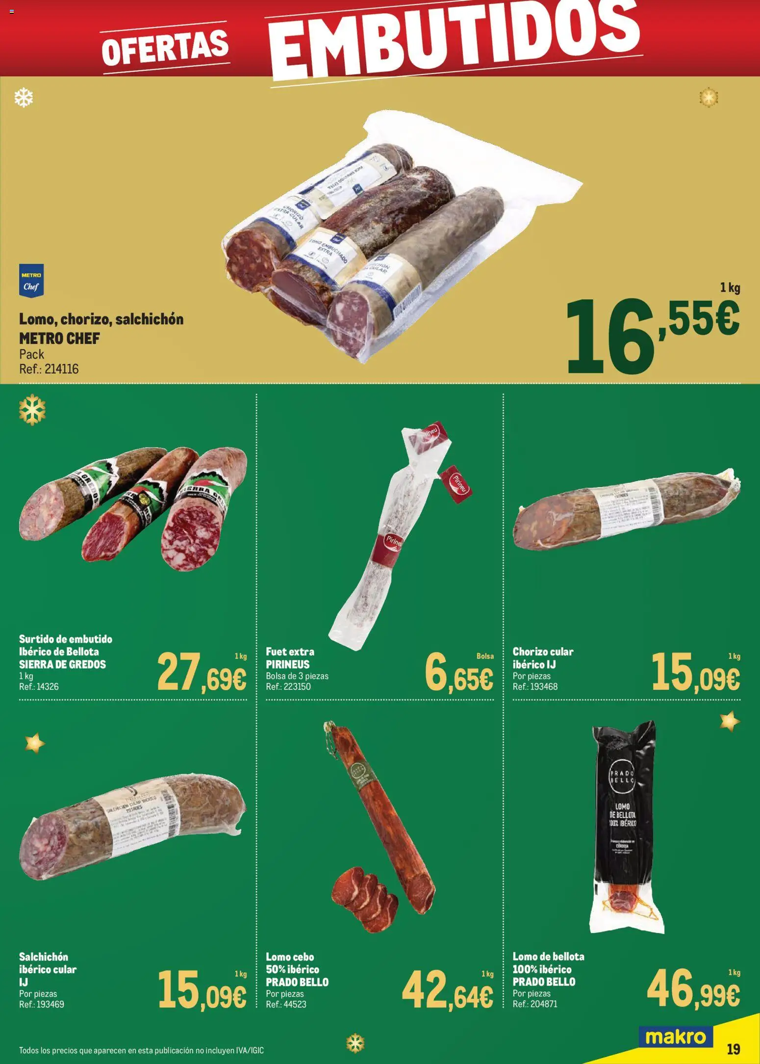 Makro - Precios Especial Sur 2 │ válido desde el 09.12.2025 | Página: 19 | Productos: Νυχτικό, Bolsa