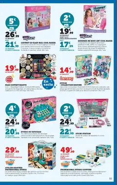 Hyper U - Prévisualisation de Hyper U - Prix bas de Noël valide à partir de 21.10.2025 | Page: 55 | Produits: Body, Base, Machine à coudre, Maquillage