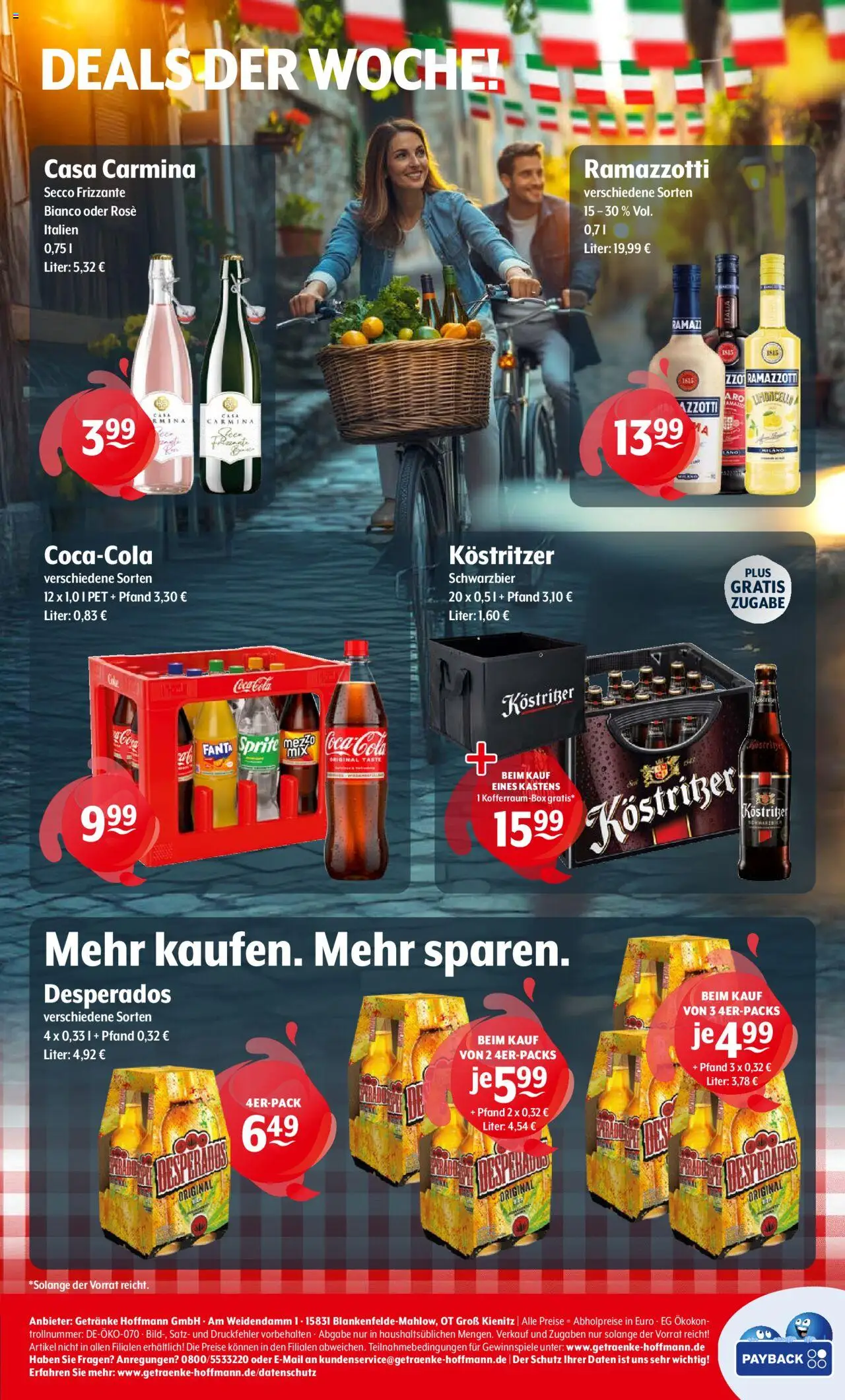 Getränke Hoffmann Prospekt 	 - gültig ab dem 25.08.2025 | Seite: 8 | Produkte: Fanta, Sprite, Desperados, Ramazzotti